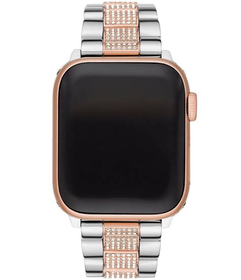 michael kors watch compatible with iphone|two tone apple watch strap.